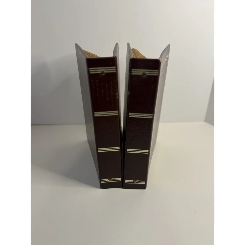 Vintage MBL 5046R Imperial Bonded Leather Collector Album Inventory Log Book (2)